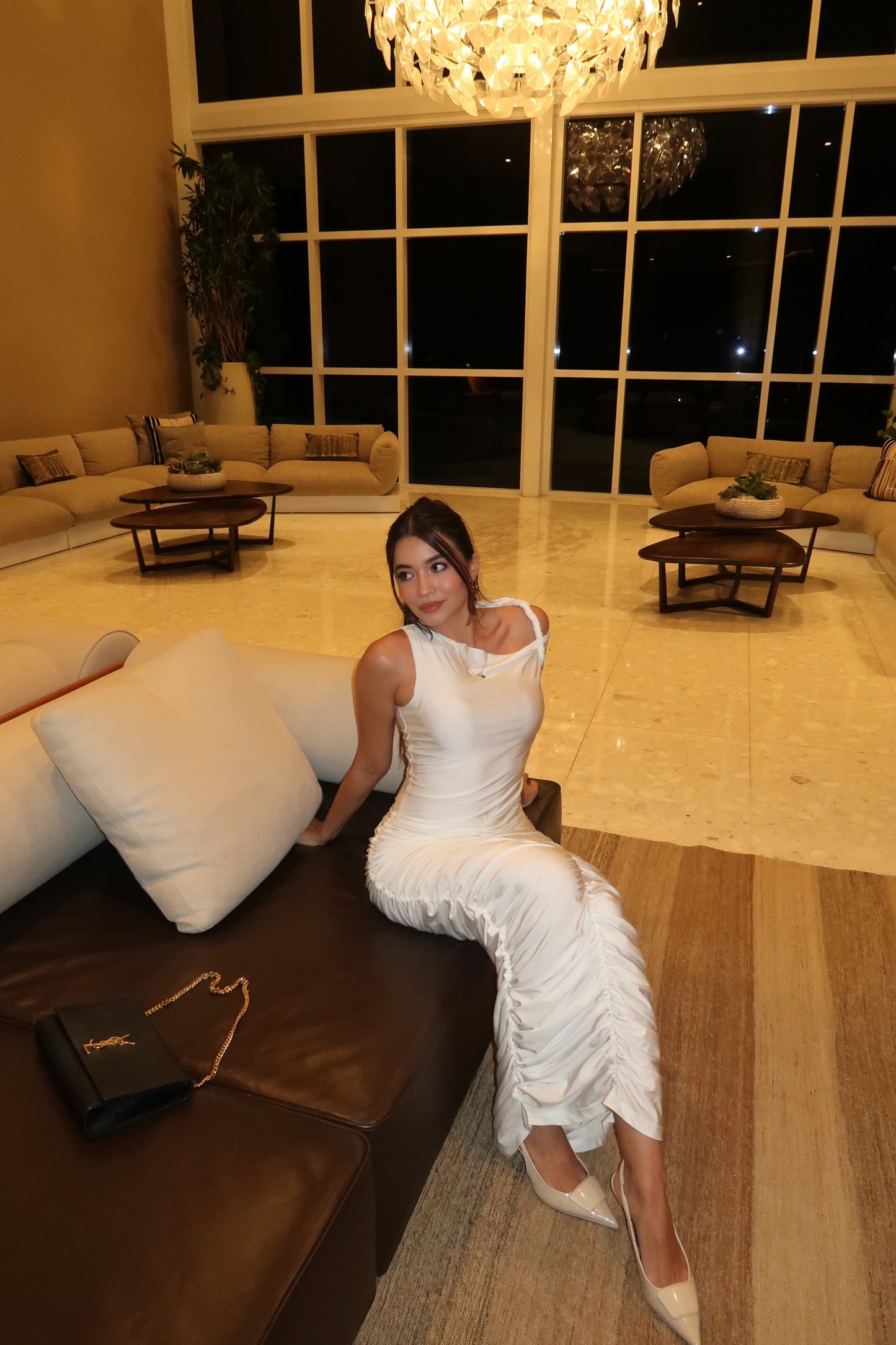 Escape dress / White