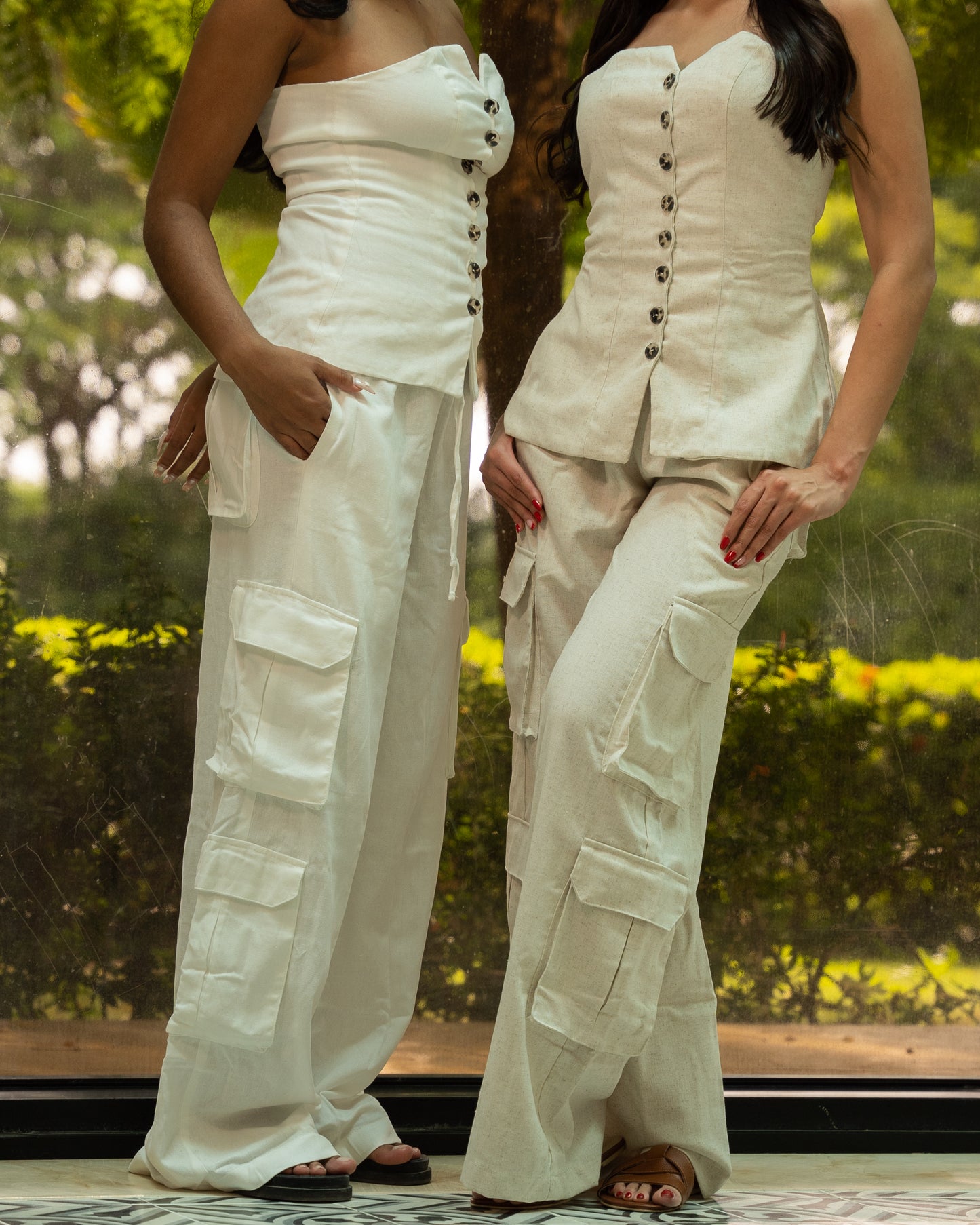 Conjunto cargo de linho Ravello